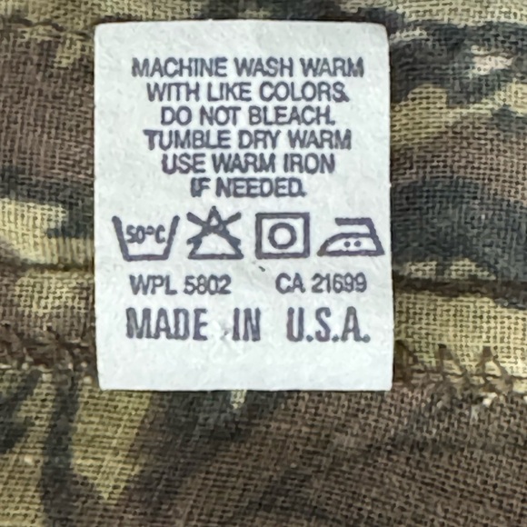 Vintage Realtree Camo Hunting Sheer Lightweight Cover Up Jacket Made in USA LG - Picture 7 of 9